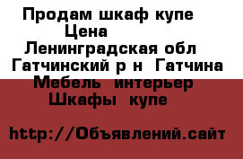 Продам шкаф купе. › Цена ­ 9 000 - Ленинградская обл., Гатчинский р-н, Гатчина  Мебель, интерьер » Шкафы, купе   